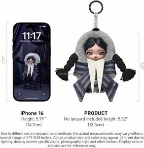 100% Authentique SKULLPANDA Wednesday Pendentif Peluche Version Uniforme Collégien Nevmore Boîte Mystère Ascenseur - Product Image 4