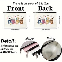Pochette de maquillage personnalisée SKZ K-POP, sac de rangement de voyage pour articles de toilette, trousse de toilette, cadeau pour enterrement de vie de jeune fille
