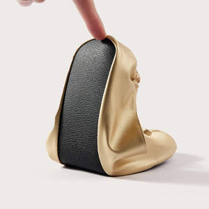 <span class=keywords><strong>Zapatillas</strong></span> de <span class=keywords><strong>Ballet</strong></span> suaves de PU de alta calidad para niñas tono dorado plateado fábrica al por mayor suela dividida de cuero <span class=keywords><strong>zapatillas</strong></span> planas de <span class=keywords><strong>Ballet</strong></span> baratas - Product Image 2