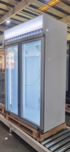 ตู้แช่แข็งแสดงสินค้าแบบกระจกสองบาน ขนาด 700 ลิตร สำหรับซูเปอร์มาร์เก็ต พร้อมบริการตกแต่งโฆษณาฟรีสำหรับตู้แช่แข็งและตู้เย็น - Product Image 5