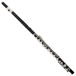 Flauta Profesional para Estudiantes SEASOUND JYFL201BK C Negra, 16 Orificios, Estuche de Cuero, Cuerpo de Cuproníquel, Nota Única Cerrada, OEM, Instrumento de Viento de Madera - Product Image 1