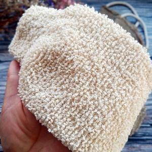 Gants de bain exfoliants en chanvre écologiques pour le corps, en jute naturelle, longs et simples, pour le gommage corporel en gros - Product Image 5