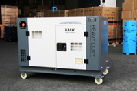 Prix usine générateur Diesel de Type silencieux 6KW 8KW 10KW 15KW 20KW démarrage automatique avec ATS + roues + gaz 50/60Hz 1/3 phases