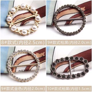 Bufanda de invitación de boda de diamantes de imitación redonda de alta calidad ZSY <span class=keywords><strong>para</strong></span> deslizadores de hebilla accesorios de hebillas de cinturón de lujo - Product Image 5