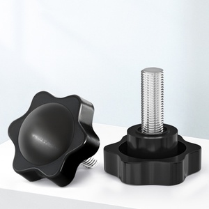 Plum Blossom-Shaped Screwdriver Adjustable Knob PP + Carbon Steel <b>M4</b>-M12 Contemporary Design Easy Installation for Drawers - Product Image 5