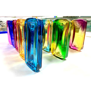 Briques de <span class=keywords><strong>verre</strong></span> colorées dégradées, suspendues, translucides, blocs de <span class=keywords><strong>verre</strong></span> solides, briques, <span class=keywords><strong>carreaux</strong></span>, pièces <span class=keywords><strong>pour</strong></span> cloisons - Product Image 1