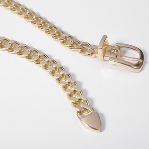 Cinturón <span class=keywords><strong>de</strong></span> Cadena Metálica para Mujer, Estilo Punk Hip Hop, Joyería Corporal Vintage Y2K Harajuku, <span class=keywords><strong>Cinturones</strong></span> <span class=keywords><strong>de</strong></span> Cadena Dorados para el Vientre, Venta al por Mayor - Product Image 5
