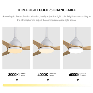 Bảo Sơn Tốc Độ Gió Cao Trong Nhà Nhà Phòng Khách Điều Khiển Từ Xa DC Động Cơ Thay Đổi Độ Sáng LED Quạt Trần Ánh Sáng - Product Image 3