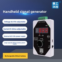 TAIHUA Handheld Analog Signal Generator 4-20mA Current 0-10V Voltage Output Portable Calibrator with LCD Display 1 Year Warranty