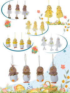 High Quality Custom Artificial Plush <strong>Easter</strong> <strong>Chick</strong> with <strong>Easter</strong> Egg Home Decor Hanging <strong>Chick</strong> for Parties - Product Image 4