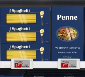 Minewtag ds021 2.1 inch mỏng mini hình dạng điện tử nhãn Kệ thông minh kỹ thuật số epaper hiển thị BLE giá tag eink ESL cho hàng tạp hóa - Product Image 6