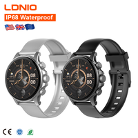 Reloj Inteligente LDNIO SW01 TWS AMOLED con Correa de Gel de Silicona a la Moda IP68 Compatible con Android Recordatorio de Llamadas Alarma Calendario