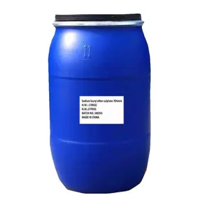 Sles 70 lauril éter sulfato de sódio 170 kg por tambor sles 70%