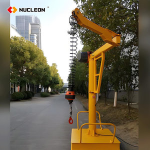 2025 New Design 360&deg; Rotation Jib <strong>Crane</strong> 1 Ton 2 Ton 3 Ton 5 Ton Movable <strong>Cantilever</strong> <strong>Crane</strong> with Electric Hoist - Product Image 6