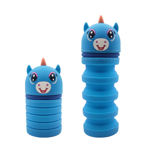 Estuche de Lápices de Silicona 2023 con Diseño de Dibujos Animados, Personalizado, para Niños Escolares, Retráctil, de Silicona y Goma - Product Image 1