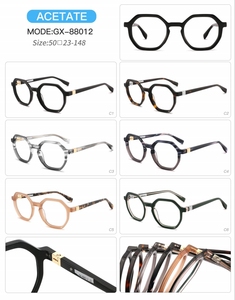 Monturas de gafas de acetato óptico alto, anteojos de lujo con lentes transparentes para hombres y mujeres, computadora Vintage, estilo <span class=keywords><strong>Johnny</strong></span> <span class=keywords><strong>Depp</strong></span> - Product Image 6