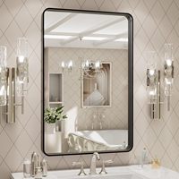 Miroir mural pleine longueur éclairé par LED avec interrupteur tactile, hôtels, salles de bain, cuisines, salons, salles de sport, appartements, salons, design moderne