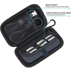 EVA <b>Hard</b> Carrying Case Protective Storage Travel Bag EVA Shockproof Case for SanDisk Extreme Pro <b>Hard</b> <b>Drive</b> - Product Image 2
