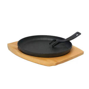 Usine <span class=keywords><strong>pas</strong></span> <span class=keywords><strong>cher</strong></span> prix Sizzer <span class=keywords><strong>plaque</strong></span> fonte <span class=keywords><strong>plaque</strong></span> grésillante pour le <span class=keywords><strong>camping</strong></span> - Product Image 2