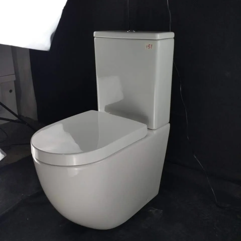 High Quality Sanitary Ware White Two Piece Ceramic WC Toilet