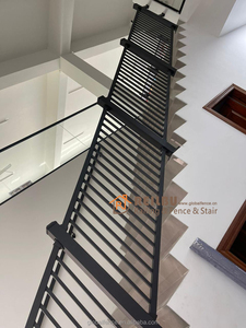 Reilbu Factory Price Aluminium Fence For Stairs And Terrace Balustrades &amp; <strong>Handrails</strong> Stair Railing
