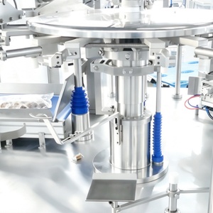 Máquina <span class=keywords><strong>de</strong></span> Envasado al Vacío Rotativa Totalmente Automática para Bolsas Preformadas, con Pesadora Multicabezal para Sardinas Secas, Pescado Seco, Nueces, Alimentos Granulados - Product Image 3