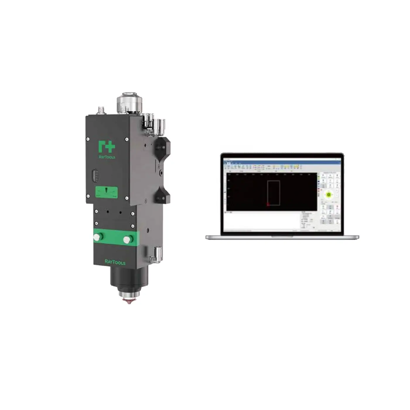 Atacado RayTools BS12K 12KW cabeça de corte inteligente de alta potência + sistema de controle XCS3000S para máquina de corte de aço carbono 40mm