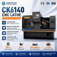 Torno CNC CK6140 para mecanizado de bridas de eje de piezas automotrices, torno de metal de bancada plana, suministro del fabricante