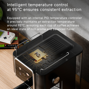 PANCERKA Home Full Semi-Automatic Italian Coffee Machine 20bar Stainless Steel Shipped Europe United States Italian Coffee Machi - Product Image 2