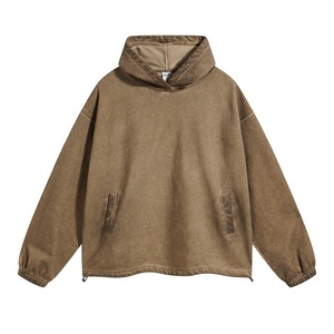 Winter Super Dikke 450 GSM & 500 GSM 100% Katoenen Hoodie met Zijzak Oversized Unisex voor Koppels Digitale <span class=keywords><strong>Print</strong></span> - Product Image 3