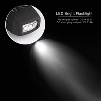 Radio d'urgence 2000 mAh avec batterie intégrée et lampe torche LED, certifiée CE, pour les pannes de courant et les situations de crise à domicile