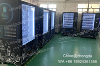 Allemagne Zhongda Factory Distributeur automatique de snacks et de boissons froides à vendre
