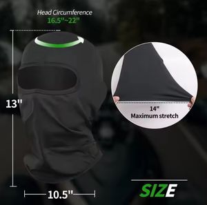 Masque de cyclisme personnalisé avec logo, protection UV et anti-vent pour accessoires de moto - Product Image 3