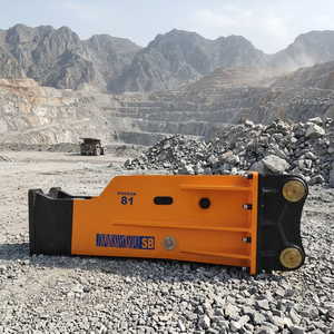 Vente directe d'usine, marteau briseur hydraulique SB81 avec certificat CE pour excavatrices de 20 tonnes, diamètre du burin 140 mm - Product Image 1