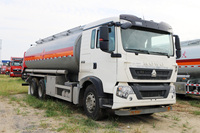 Camion-citerne à carburant en aluminium Sinotruk HOWO de 24 tonnes, semi-remorque citerne à carburant en vente