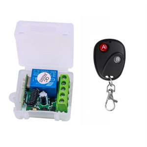 315m 433Mhz DC 1CH 2 nút RF máy phát và máy thu <span class=keywords><strong>Relay</strong></span> chuyển Receiver điều khiển từ xa trên Off Receiver - Product Image 1