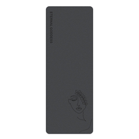 Tapis de yoga pliable en fibre de coco PU, nouvelle version 2022