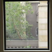 Fenêtre insonorisée et isolante en alliage d'aluminium, horizontale, fixe, moderne et haut de gamme pour villa, appartement, hôtel, école