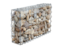 Cage en pierre de boîte de gabion de maille soudée pour la conception de paysage et les murs de jardin