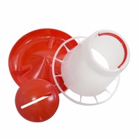 Mangeoire à poulet portable en plastique, neuve, équipement d'élevage pour volailles, seau d'alimentation pour l'élevage de poulets