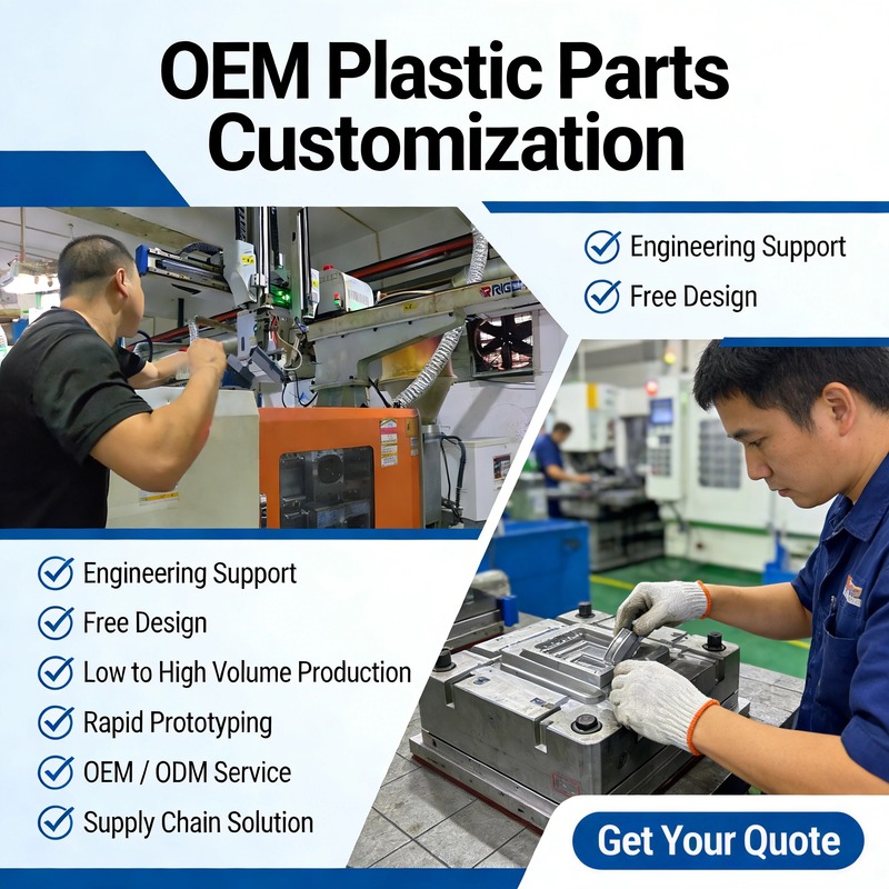 Custom PP Plastic Product Manufacturer ABS