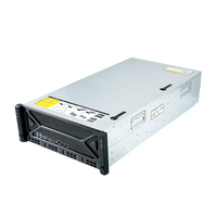 Casing Server GPU Aluminium 4U Berkualitas Tinggi 8 4090 Gaya Keren ATX USB Gaming AI Rendering Deep Case Rak-Mounted