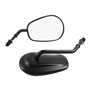 Rétroviseur de moto Harley-Davidson en métal plat côté gauche 138 mm x 91 mm pour remplacement de moto de route - Product Image 2
