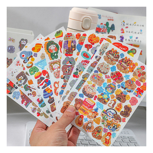 Personalized <strong>Stickers</strong> Custom Printing <strong>Adhesives</strong> <strong>Vinyl</strong> Logo Glitter Cute Kawaii Kiss Cut <strong>Stickers</strong> Die Cut <strong>Stickers</strong> Sheet - Product Image 1