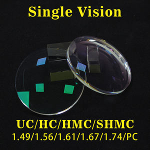 Venta al por mayor barato 1,56 HMC visión única Lentes de vidrio oftálmico lentes de gafas ópticas - Product Image 2
