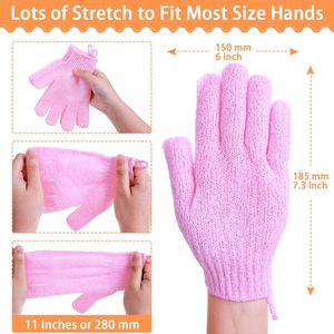 ถุงมือขัดผิวสำหรับอาบน้ำและขัดผิวกาย12สี - Product Image 4