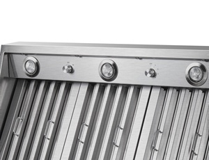 Hotte aspirante professionnelle certifiée ETL, grande, en acier inoxydable, avec cheminée, pour <span class=keywords><strong>cuisine</strong></span> extérieure, électrique, avec éclairage LED, haute performance - Product Image 4