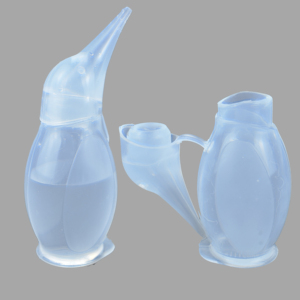 Aspiratore nasale in silicone per neonati - Dispositivo manuale per l'aspirazione nasale per la rimozione del muco - Product Image 5