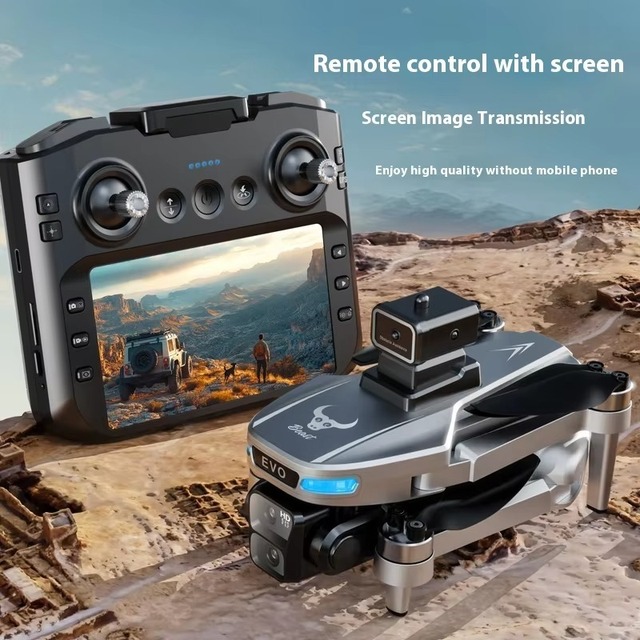 Intelligent Obstacle Avoidance Rc New Sg901max 4.5 Inch Screen-controlled Drone Brushless Four-axis Uav Gps 4k Drones