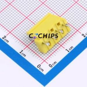 ZX-VH3.96-4PZZ-Y Wire-to-Board Pin Header Through hole Component (THT),P=3.96mm Connector 1x4P 3.96mm Through Hole VH - Product Image 2